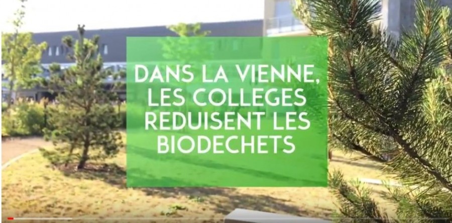 Découvrez en vidéo la démarche Biodéchets dans les collèges de la Vienne